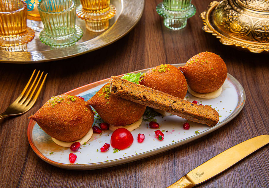 Fried Meat Kebbeh (4 Pieces)